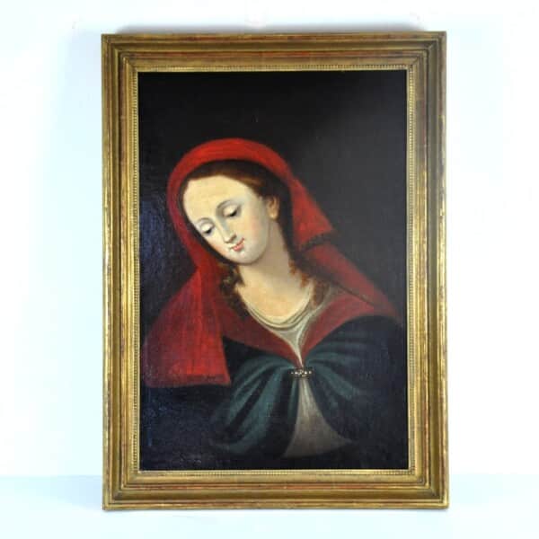 Ölgemälde „Kopf einer Maria“